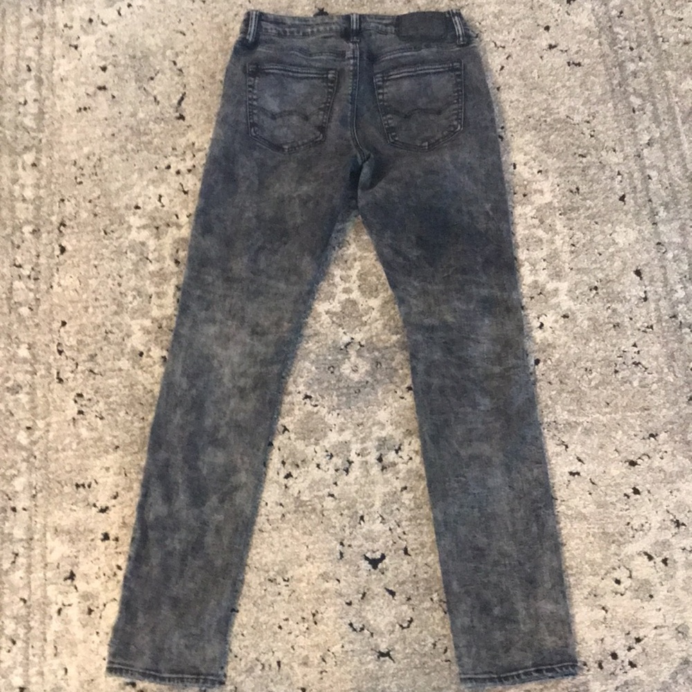 American Eagle Next Level Flex 30x34 Factory Faded Ripped Jeans - Picture 2 of 12